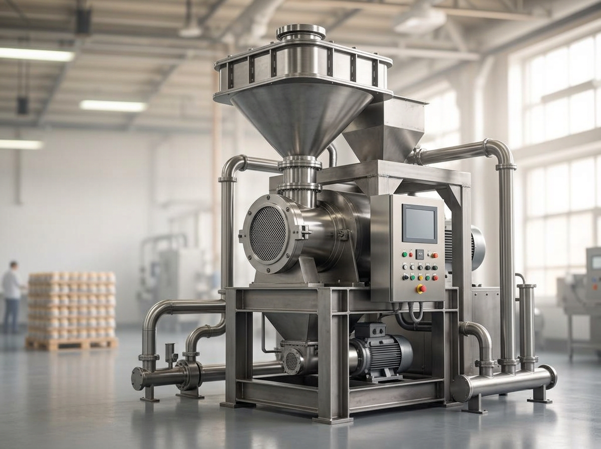 Industrial tahini grinding machine
